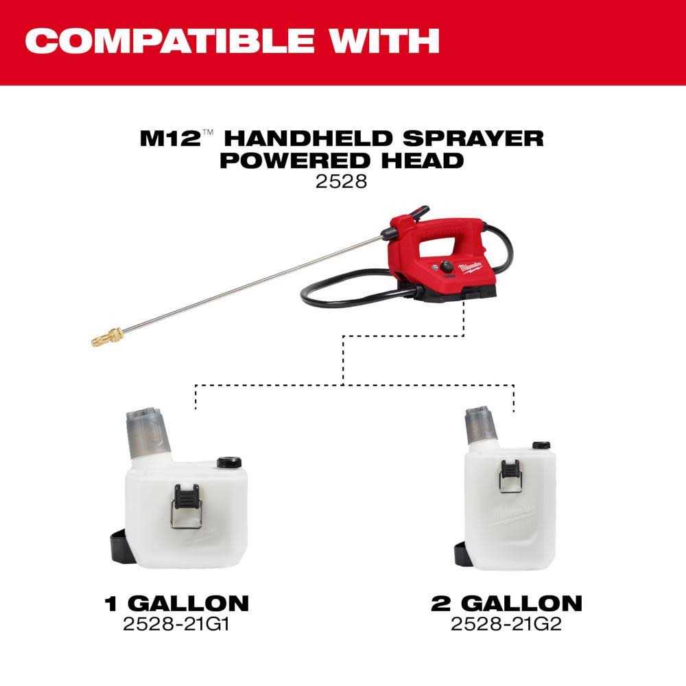 Milwaukee 2528-21G2 M12 2 Gallon Handheld Sprayer Kit