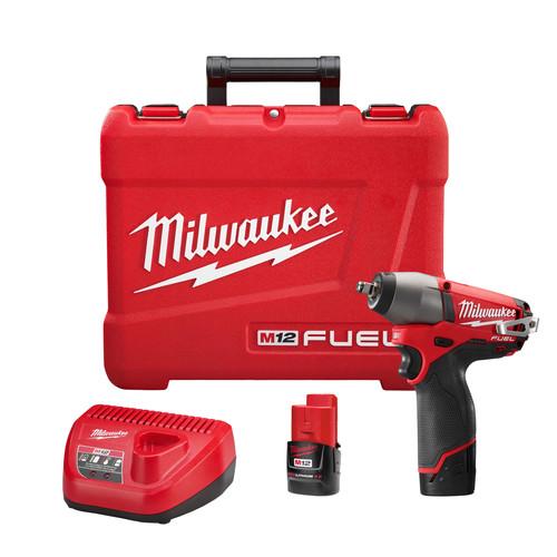 Milwaukee 2454-22 M12 FUEL Cordless Lithium-Ion 3-8 in. Impact Wrench