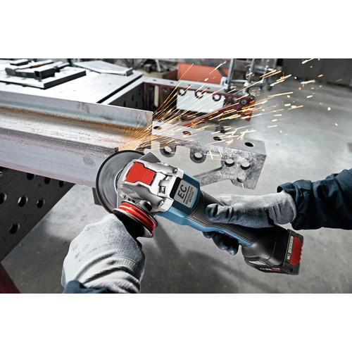 Bosch GWX18V-50PCN X-LOCK 18V EC Brushless Connected-Ready 4-1-2 in. – 5 in. Angle Grinder with No Lock-On Paddle Switch (Tool Only)