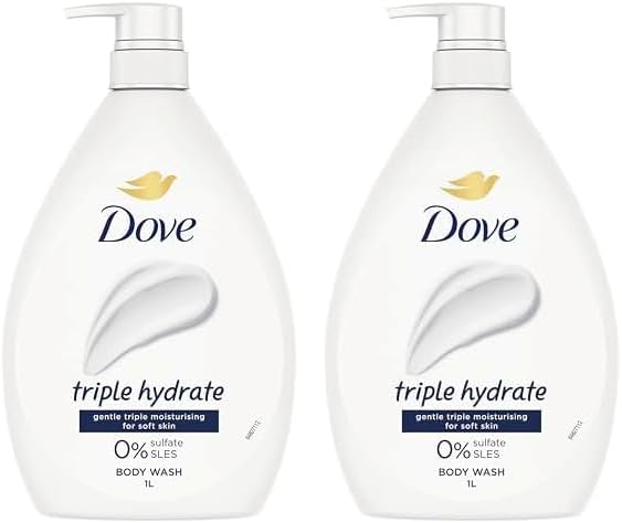 Dove Triple Hydrate Body Wash 1 L