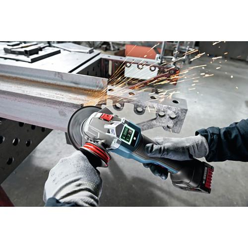 Bosch GWS18V-45PSCB14 18V EC Brushless Connected 4-1-2 In. Angle Grinder Kit with No Lock-On Paddle Switch and CORE18V Battery