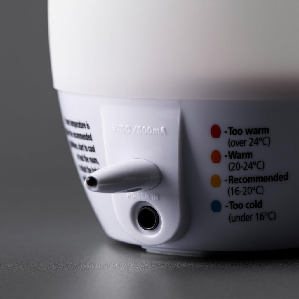 Tommee Tippee Groegg2 Digital Colour-Changing Nursery Thermometer and Nightlight, USB-Powered, Digital Temperature Display