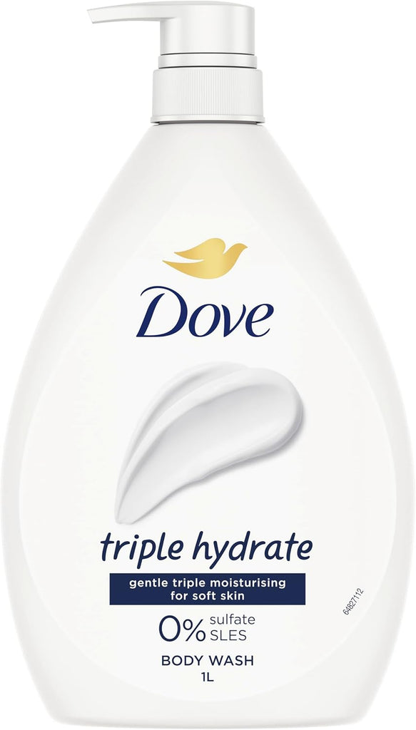 Dove Triple Hydrate Body Wash 1 L
