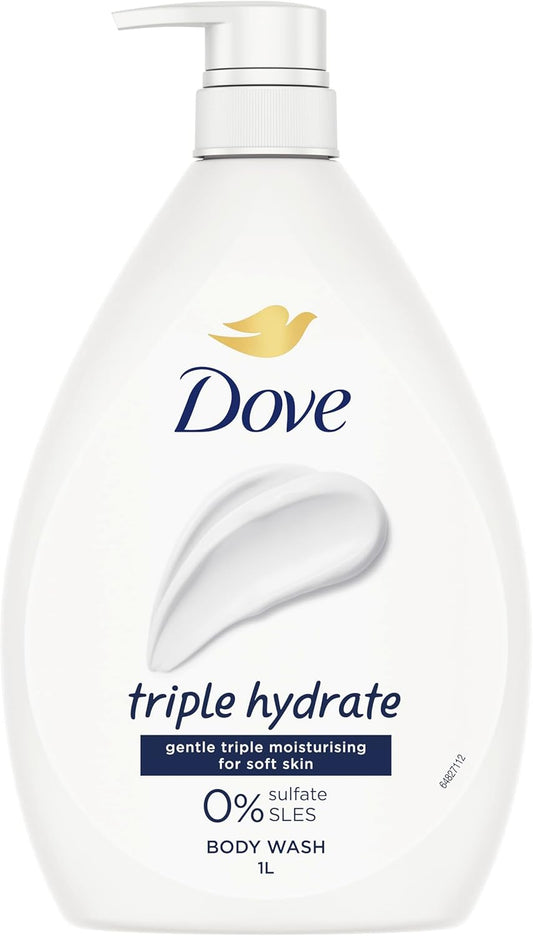 Dove Triple Hydrate Body Wash 1 L