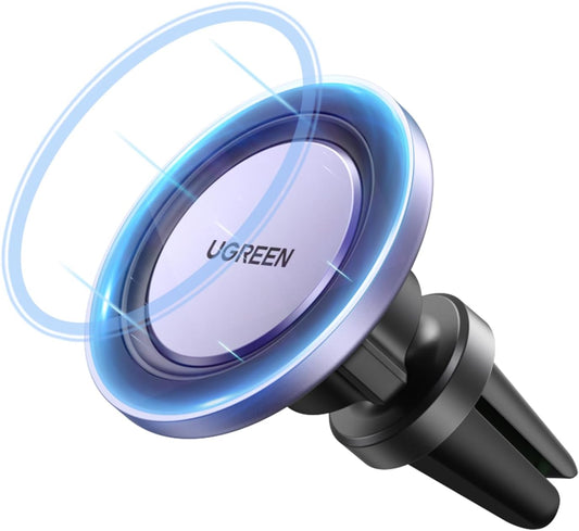 UGREEN MagSafe Car Mount, Magsafe Phone Car Holder, Air Vent 360° Adjustable Magnetic Phone Holder, Strong Magnet, Easily Install, Compatible with iPhone 17 Pro Max and Phones with MagSafe Case