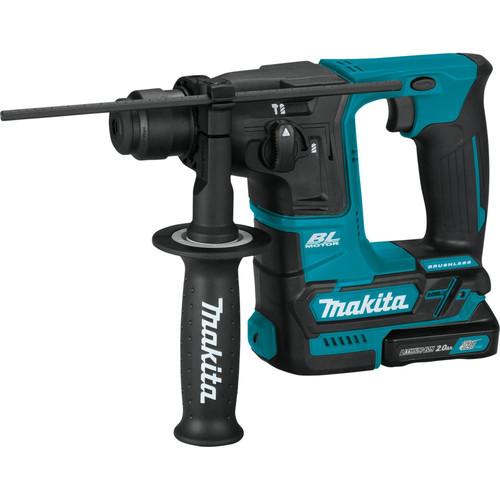 Makita RH01R1 12V MAX CXT 2.0 Ah Lithium-Ion Brushless Cordless 5-8 in. Rotary Hammer Kit. accepts SDS-PLUS bits