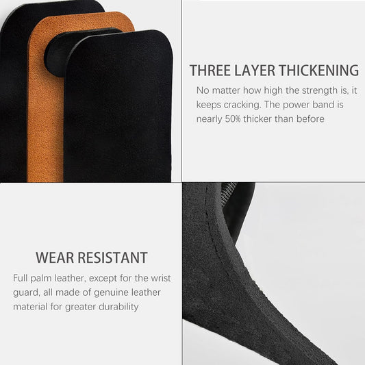 Lifting Straps with Wrist Support for Weightlifting, Gym, Deadlift, Workout - Wrist Wraps & Hand Grips for Men and Women, Non-Slip & Sweatproof，Double Layer Fiber Material Design ﻿