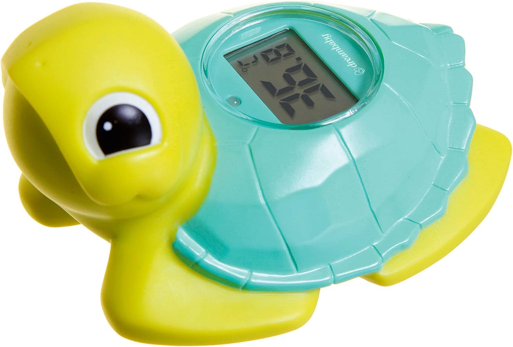 Dreambaby Duck Baby Bath Thermometer - Instant Read Digital Thermometer for Water and Room Temperature - Floating Baby Bath Toy