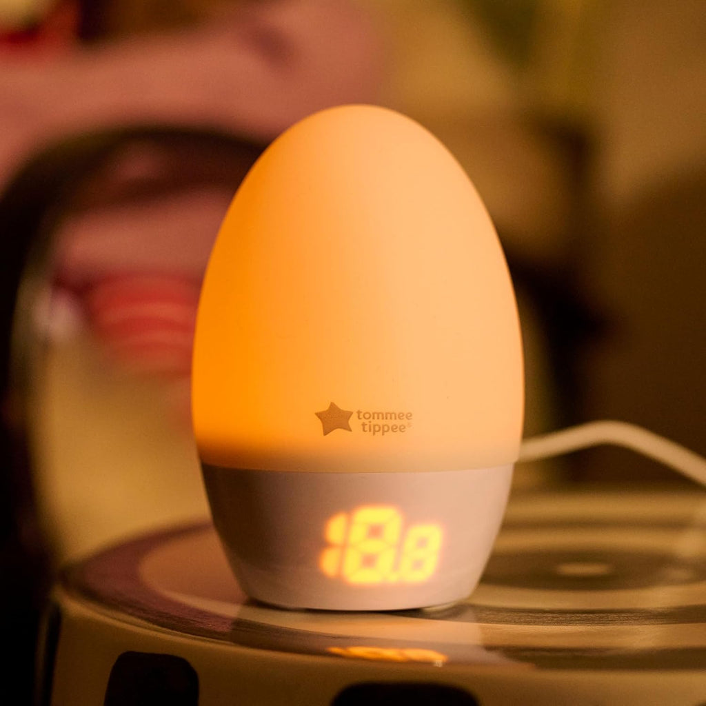 Tommee Tippee Groegg2 Digital Colour-Changing Nursery Thermometer and Nightlight, USB-Powered, Digital Temperature Display