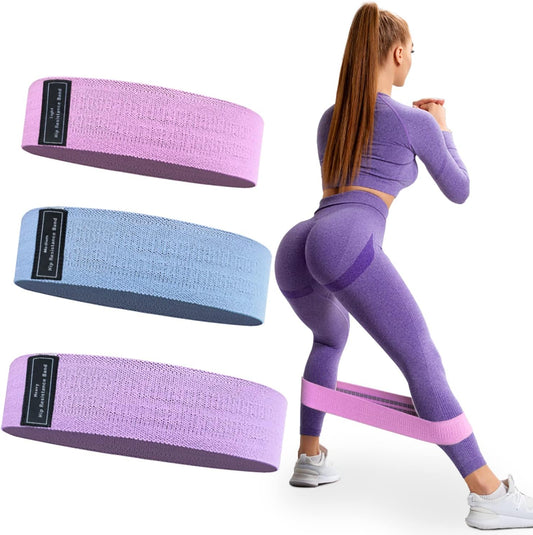 Fabric Resistance Bands for Working Out,Exercise Bands Resistance Band, Booty Bands for Legs and Butt Yoga Pilates Rehab, Fitness Elastic Bands Set