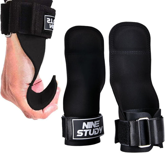 Lifting Straps with Wrist Support for Weightlifting, Gym, Deadlift, Workout - Wrist Wraps & Hand Grips for Men and Women, Non-Slip & Sweatproof，Double Layer Fiber Material Design ﻿