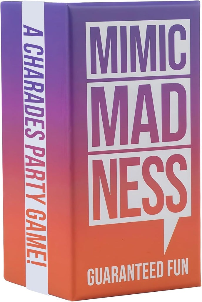Why Don't We Nights Mimic Madness Game, Charades with 3 Categories: Characters, Place, Action