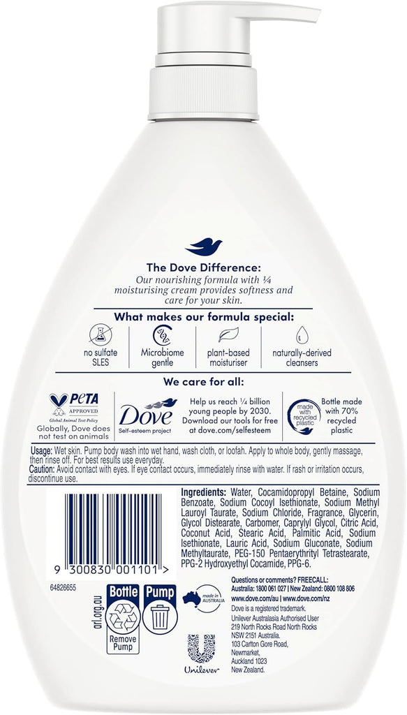 Dove Triple Hydrate Body Wash 1 L