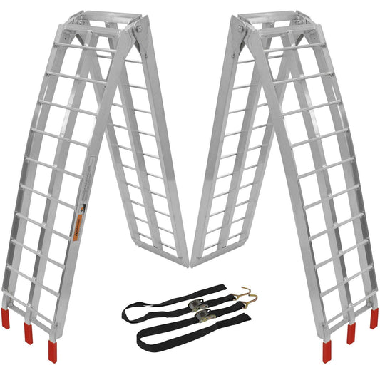 Titan Ramps Loading Ramps 7.5′ Pair ATV Aluminum Folding All Terrain Portable