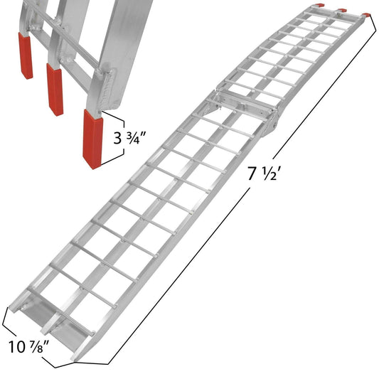 Titan Ramps Loading Ramps 7.5′ Pair ATV Aluminum Folding All Terrain Portable