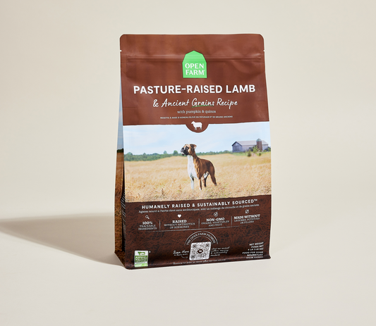 Pasture-Raised Lamb & Ancient Grains Dog Kibble