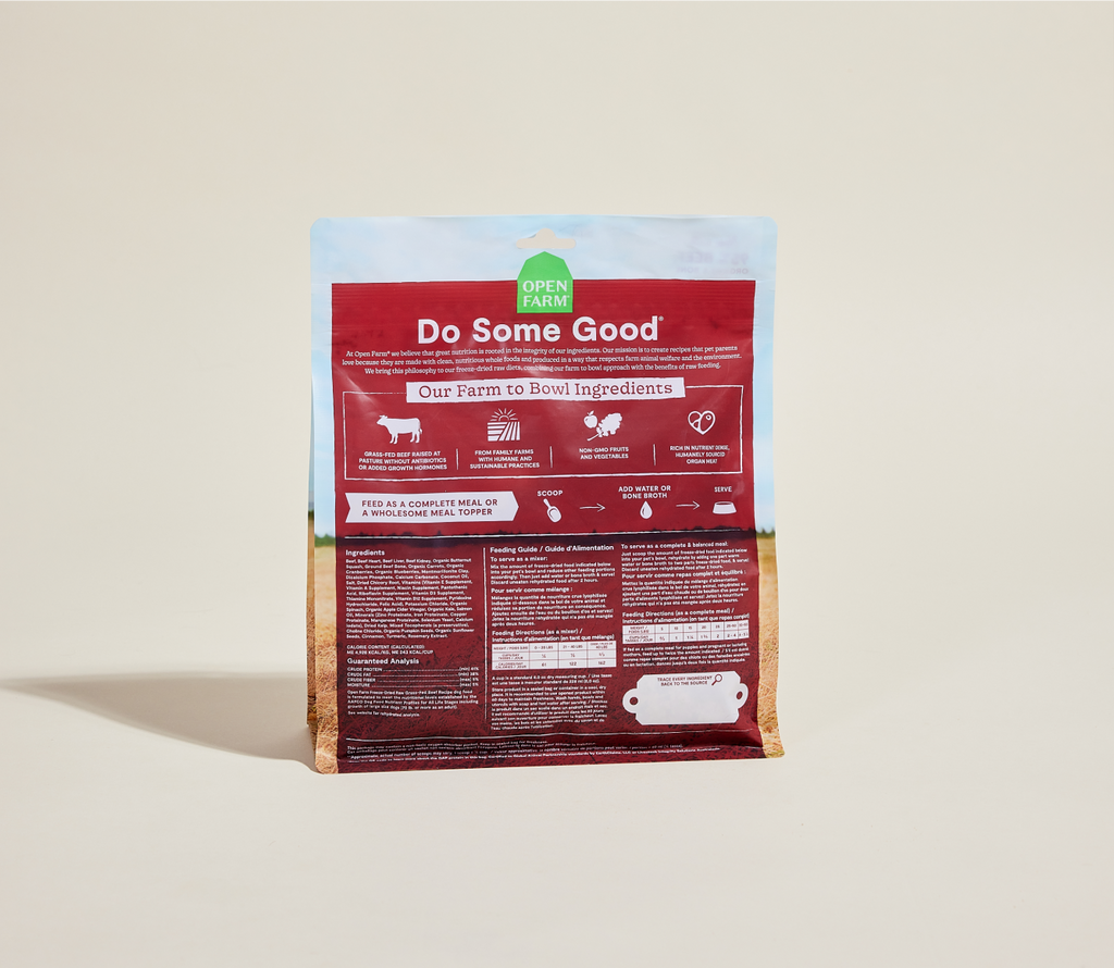 Grass-Fed Beef Freeze Dried Raw Morsels for Dogs