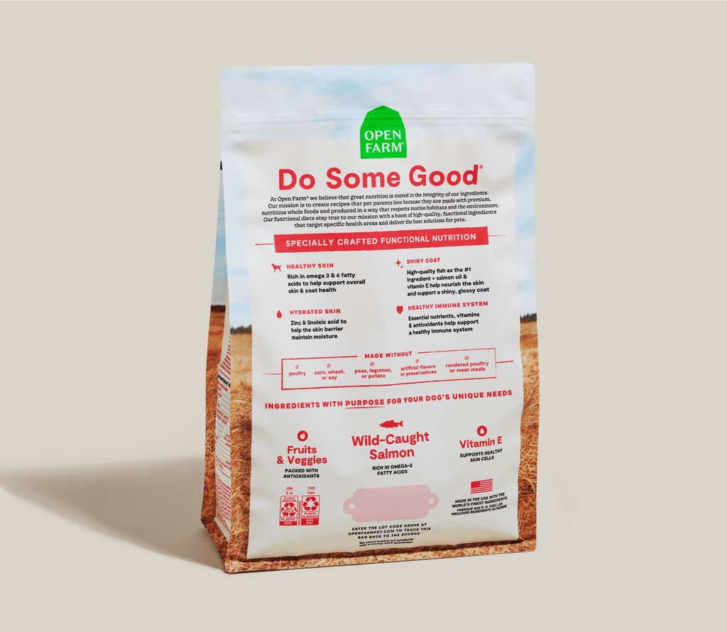 Salmon & Oatmeal Skin & Coat Health Dog Kibble