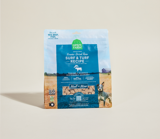 Surf & Turf Freeze Dried Raw Morsels for Dogs