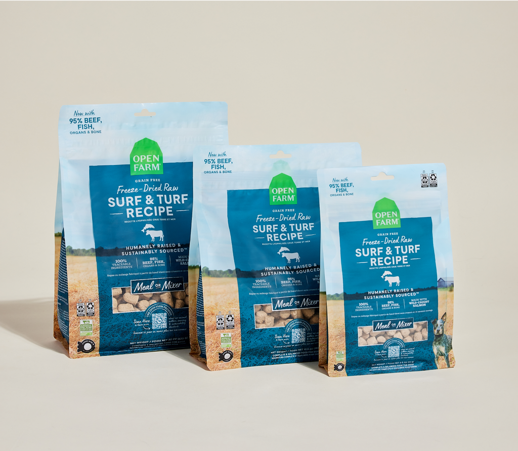 Surf & Turf Freeze Dried Raw Morsels for Dogs