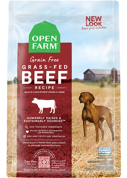 Grass-Fed Beef Grain-Free Dog Kibble