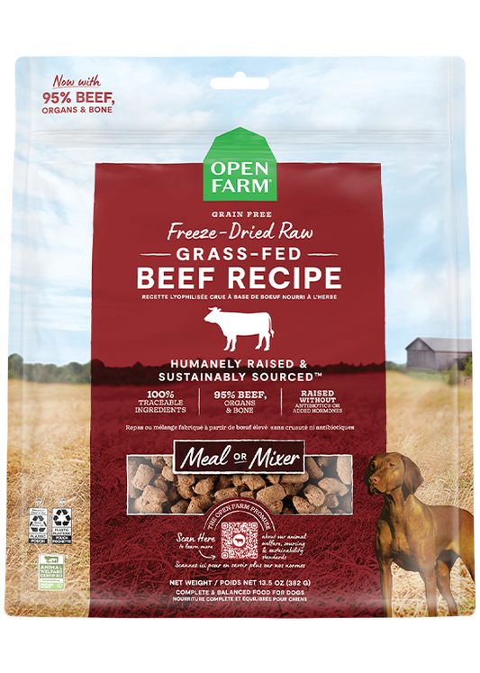 Grass-Fed Beef Freeze Dried Raw Morsels for Dogs