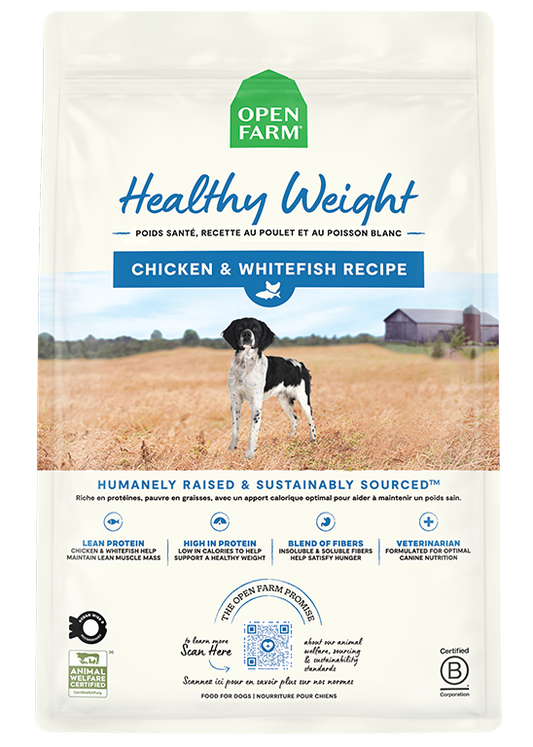 Chicken & Whitefish Healthy Weight Dog Kibble