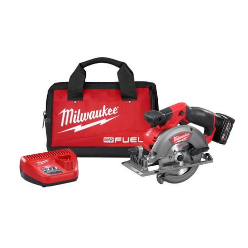 Milwaukee 2530-21XC M12 FUEL Li-Ion 5-3-8 in. Circular Saw Kit with XC Battery