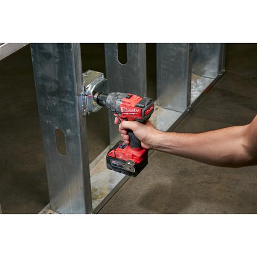 Milwaukee 2705-22 M18 FUEL Lithium-Ion 1-2 in. Cordless Drill Driver Kit with ONE-KEY (5 Ah)