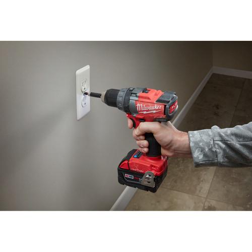 Milwaukee 2705-22 M18 FUEL Lithium-Ion 1-2 in. Cordless Drill Driver Kit with ONE-KEY (5 Ah)