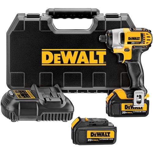 Dewalt DCF885M2 20V MAX XR Cordless Lithium-Ion 1-4 in. Impact Driver Kit