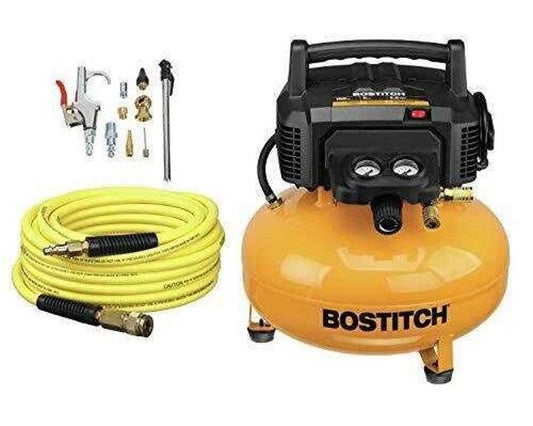 BOSTITCH Air Compressor Kit. Oil-Free. 6 Gallon. 150 PSI (BTFP02012-WPK)