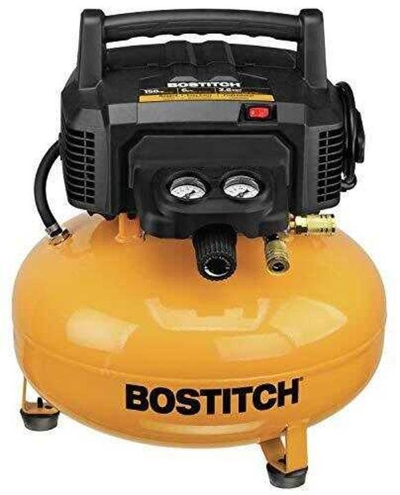 BOSTITCH Air Compressor Kit. Oil-Free. 6 Gallon. 150 PSI (BTFP02012-WPK)