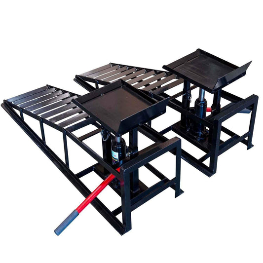Hydraulic Vehicle Ramps 10.000lb.Capacity Portable Car Repair