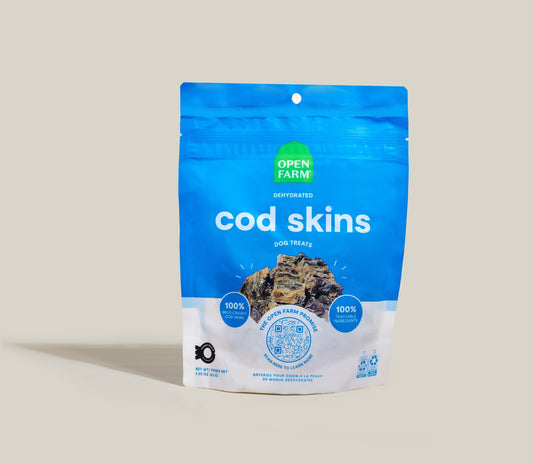 Dehydrated Cod Skins Treats